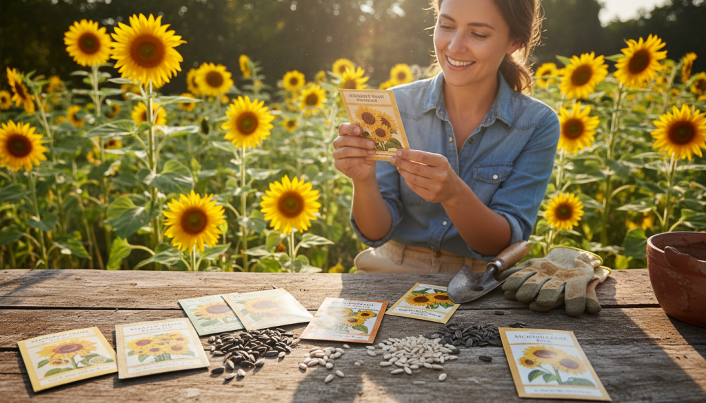 Choosing the right sunflower seeds and varieties