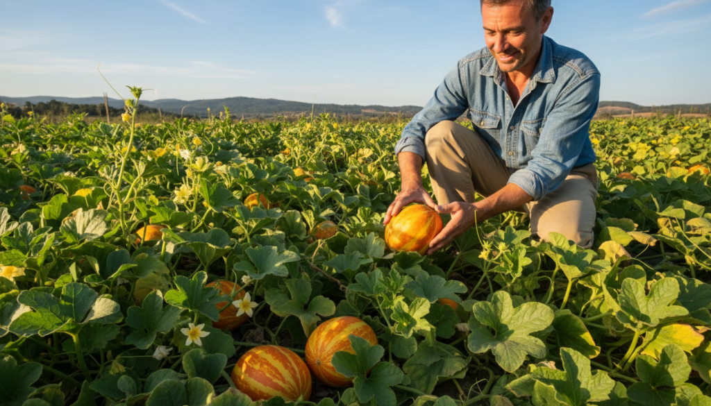Santa Claus melon growing tips
