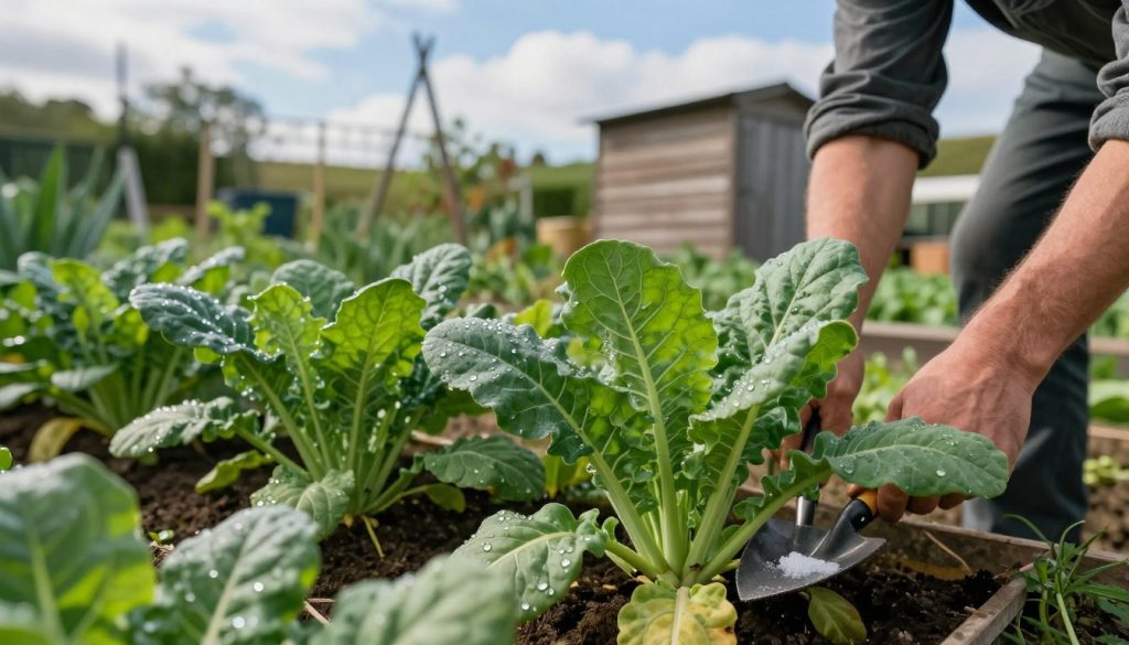 Timing mustard greens