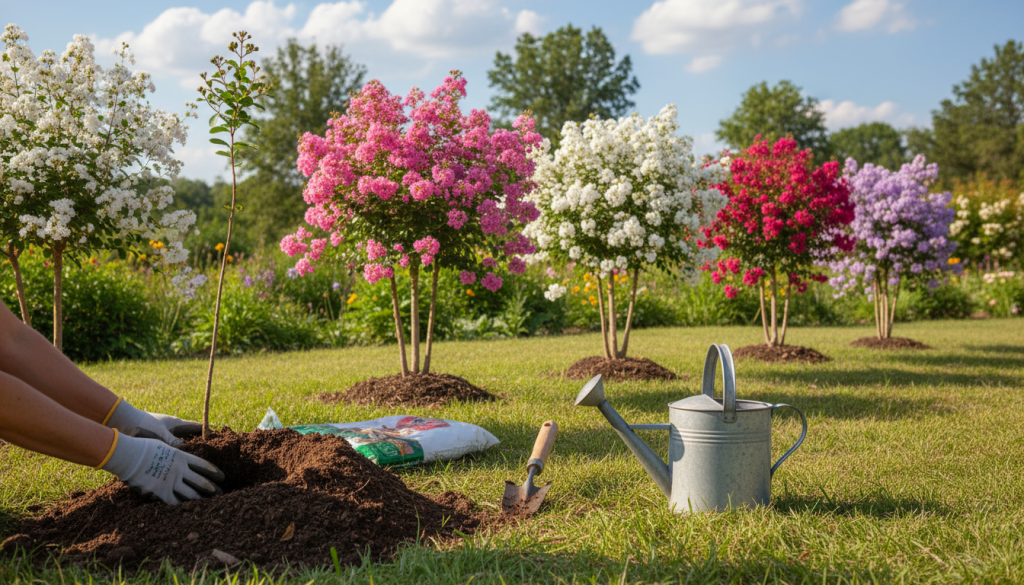 When and How to Plant Crepe Myrtle