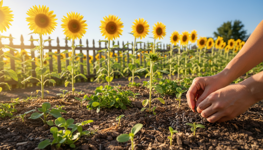 plant sunflower seeds successfully