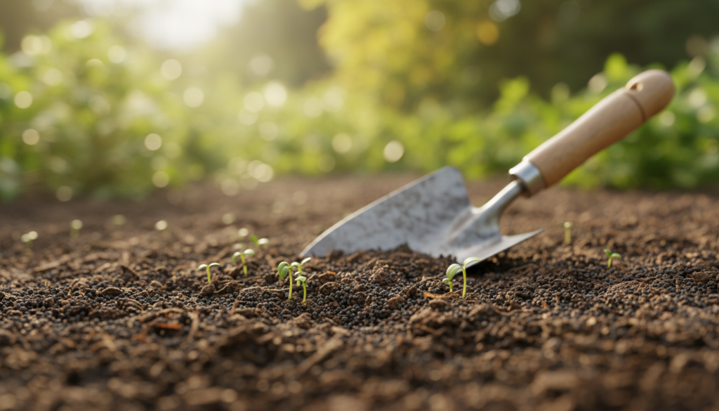 poppy seeds and soil preparation