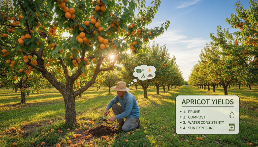 tips to improve apricot crop