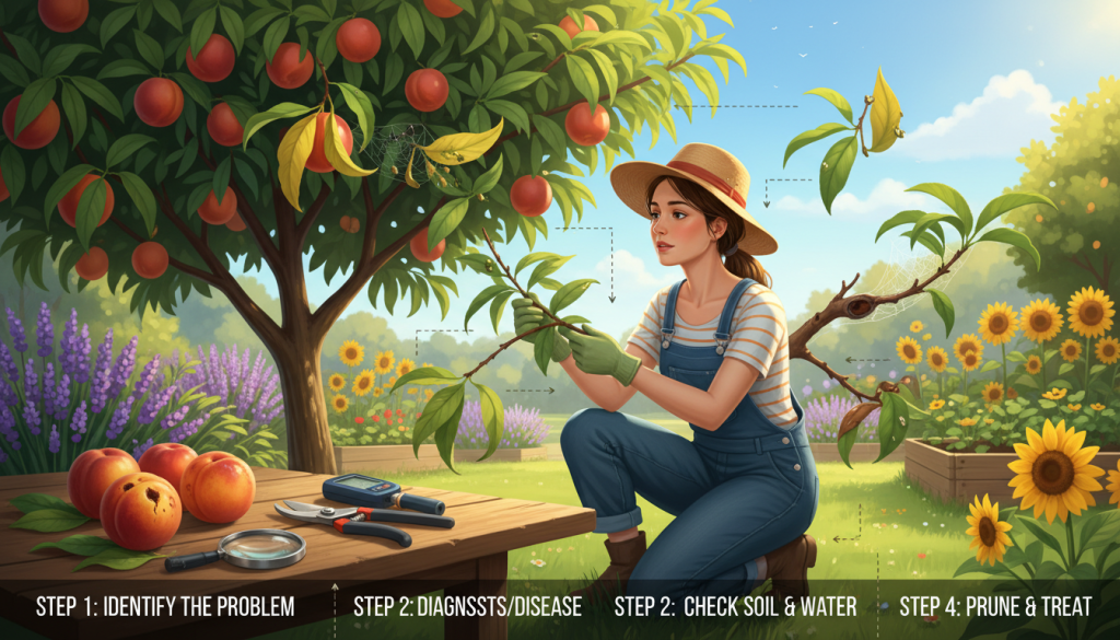 nectarine tree troubleshooting guide